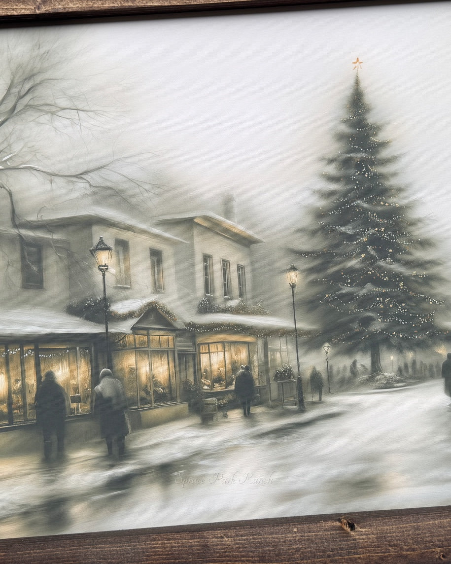 The Christmas Square Canvas Print