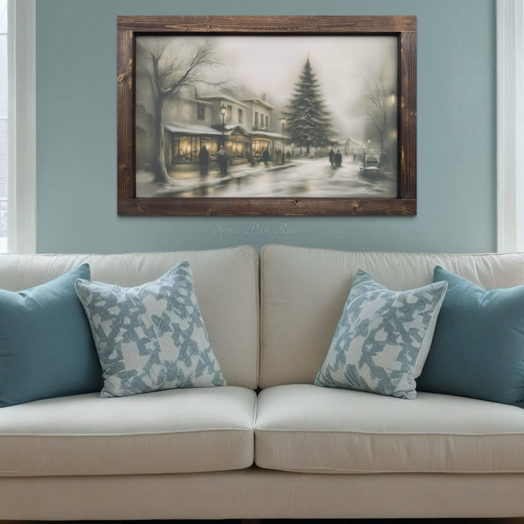 The Christmas Square Canvas Print