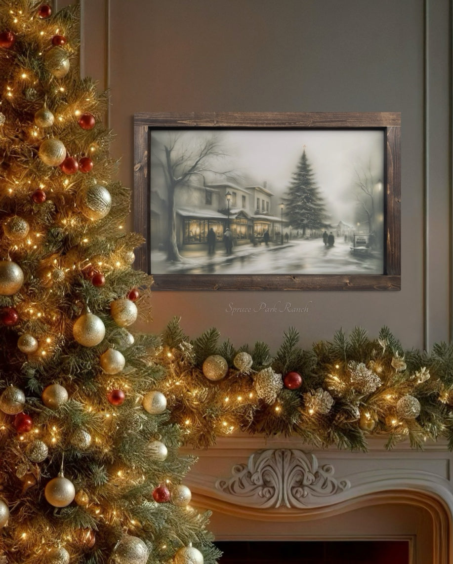 The Christmas Square Canvas Print