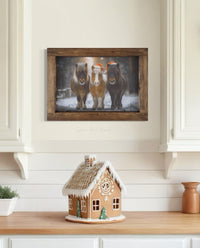 Festive Trio Canvas Print Landscape