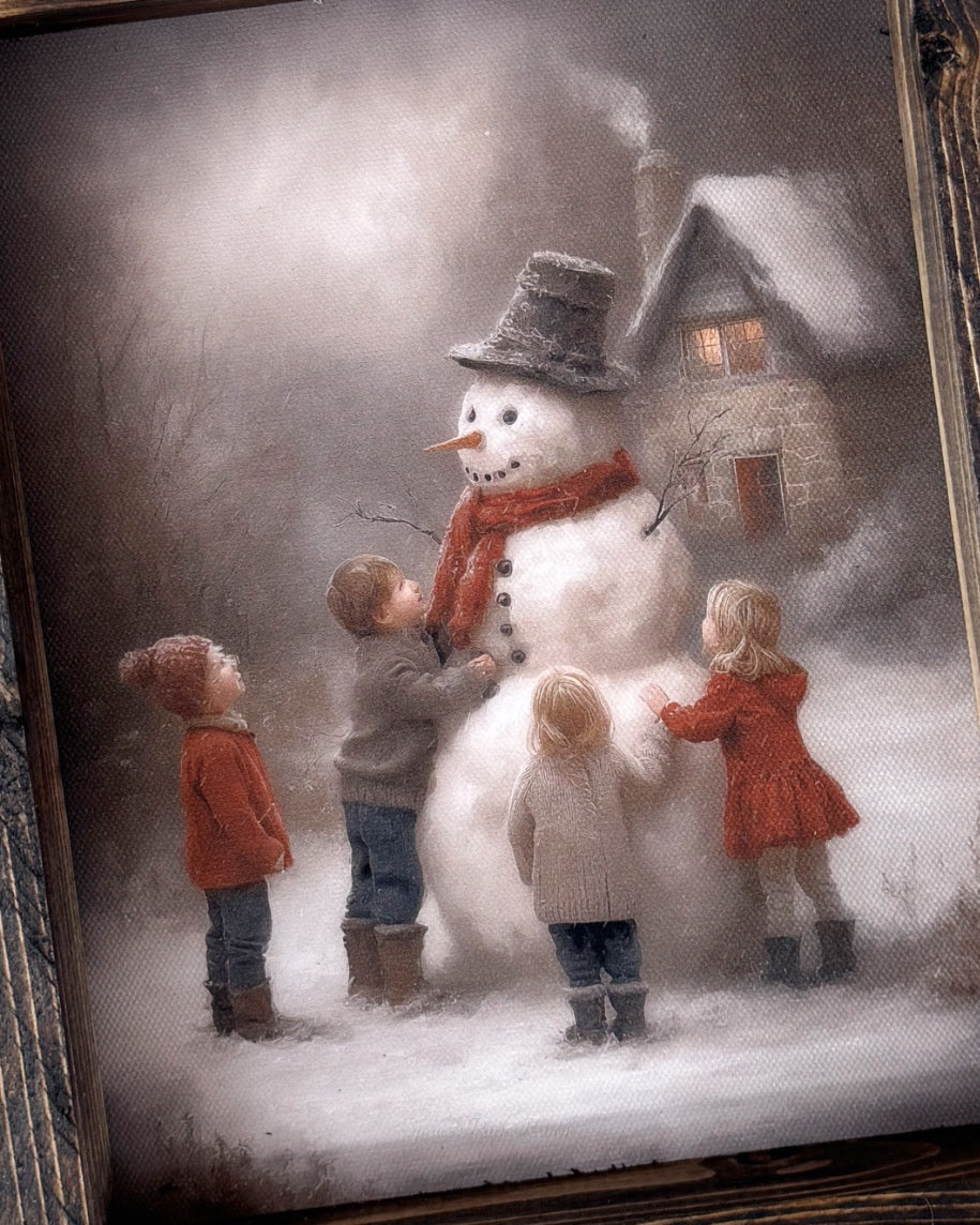 Frosty Friends Canvas Print