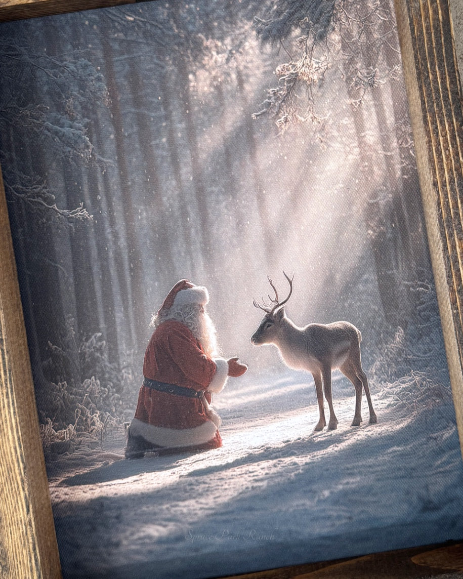 Sacred Meeting Canvas Print