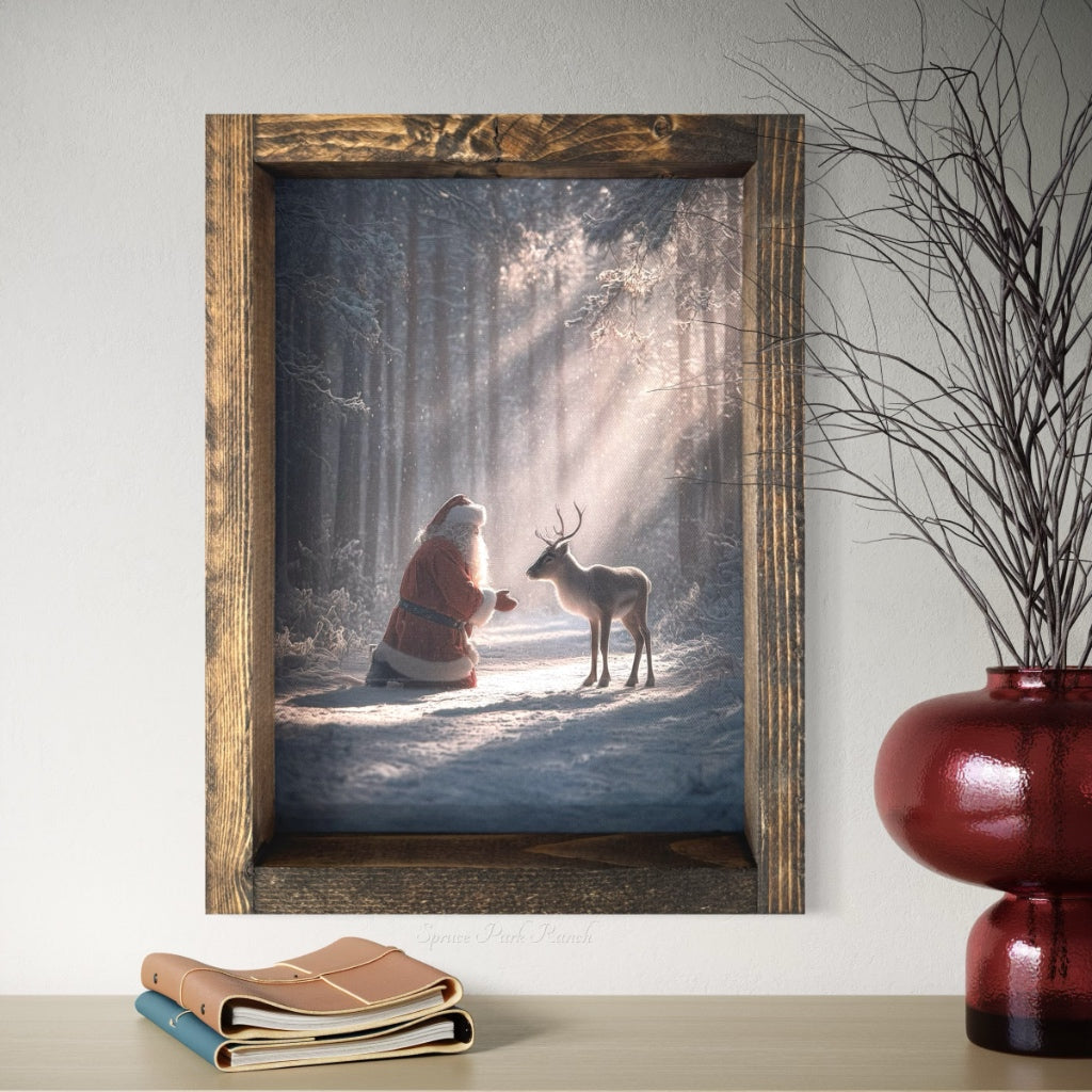 Sacred Meeting Canvas Print