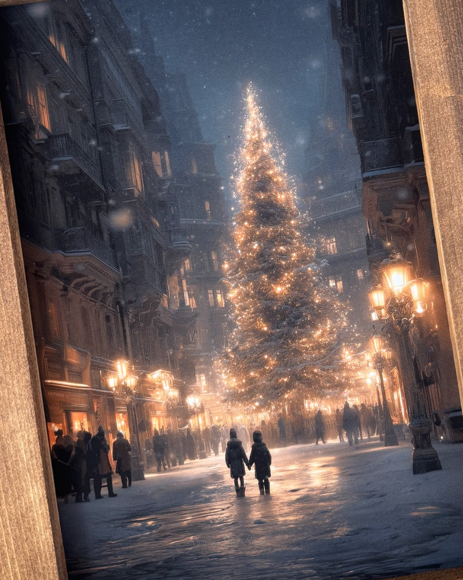 Starlit Square Canvas Print