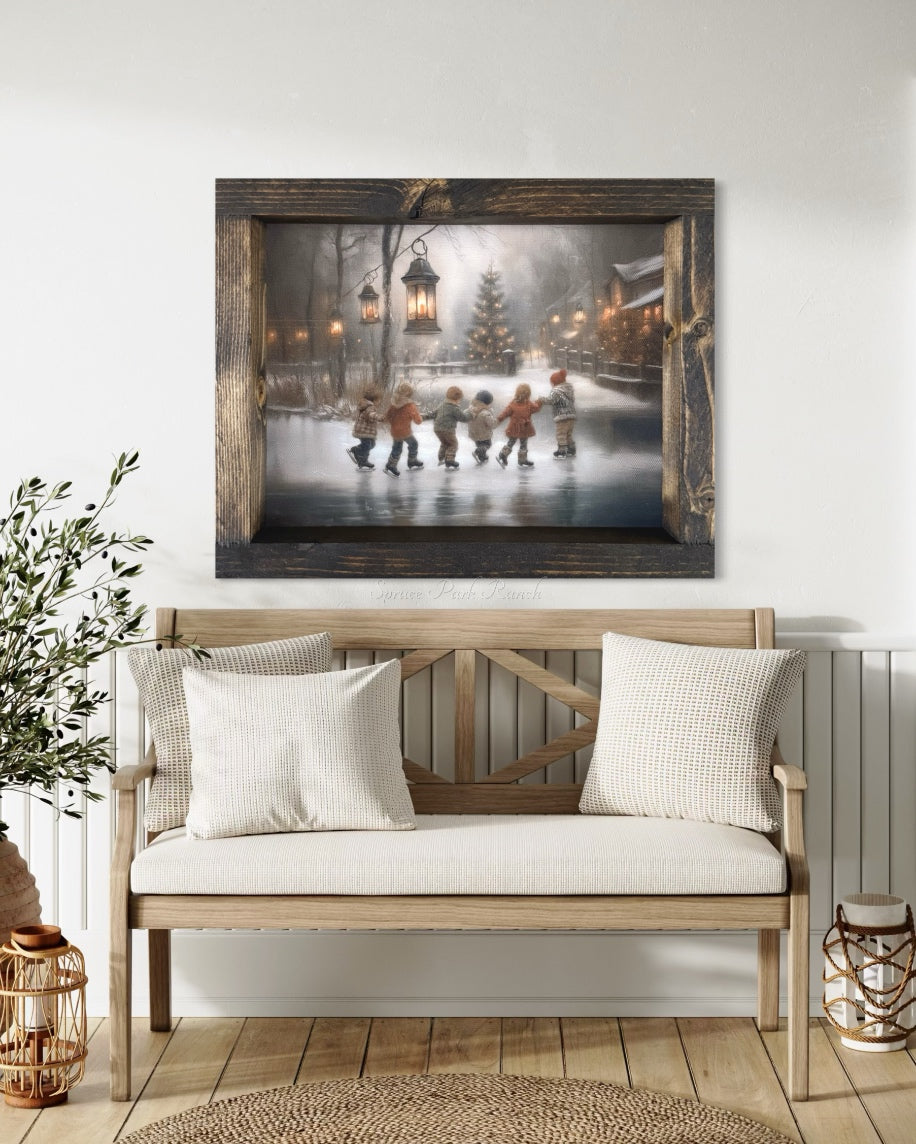 Frosted Playtime Canvas Print