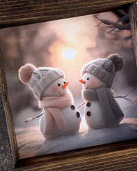 Frostlight Friends Canvas Print