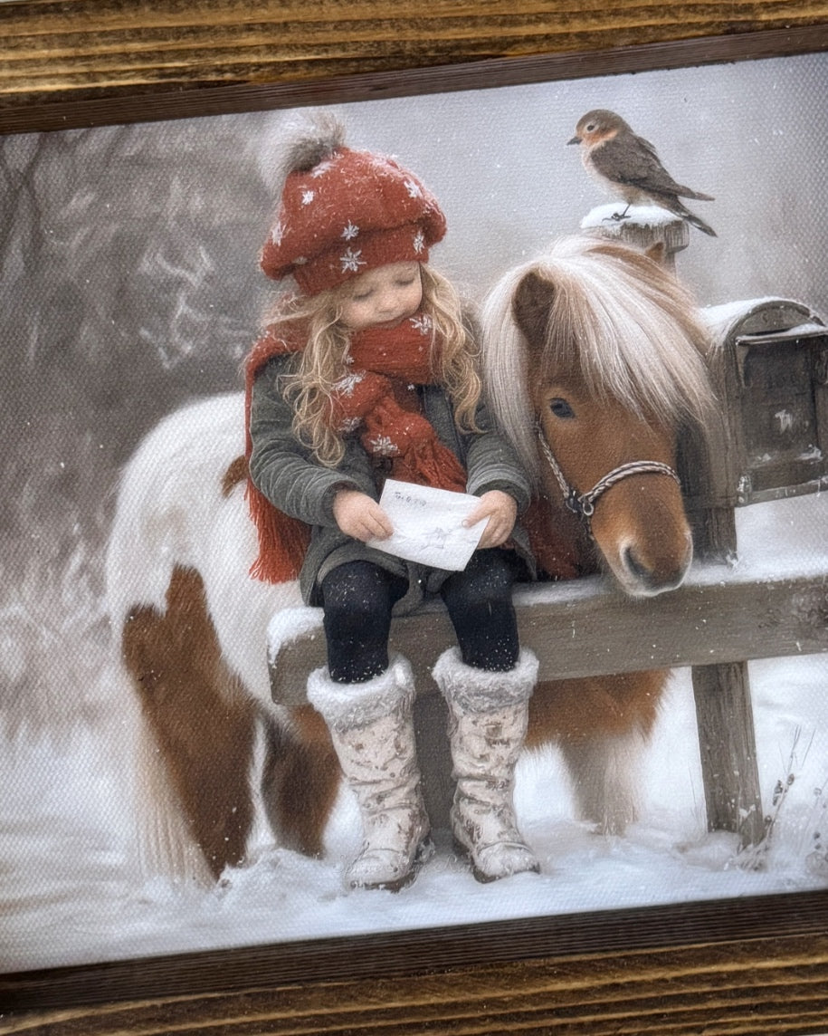 Mail by the Mane Canvas Print