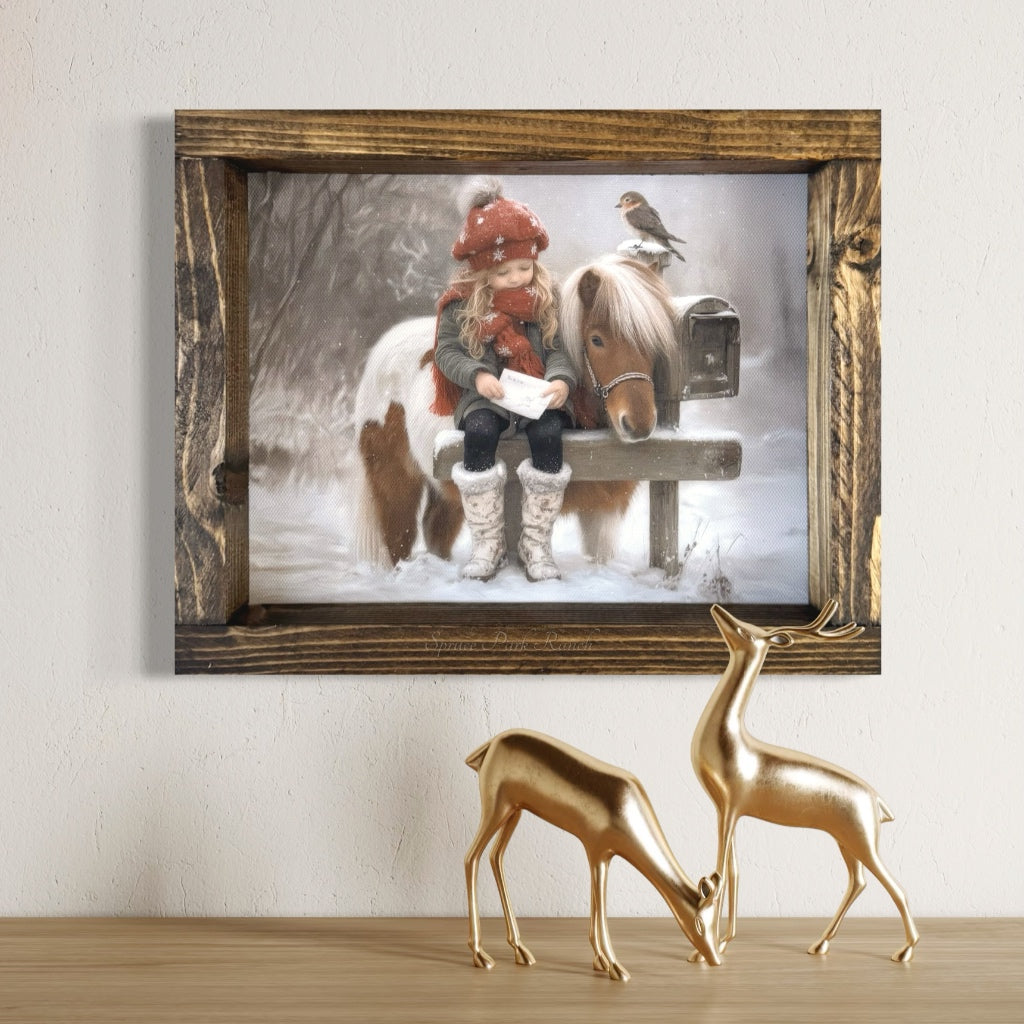 Mail by the Mane Canvas Print