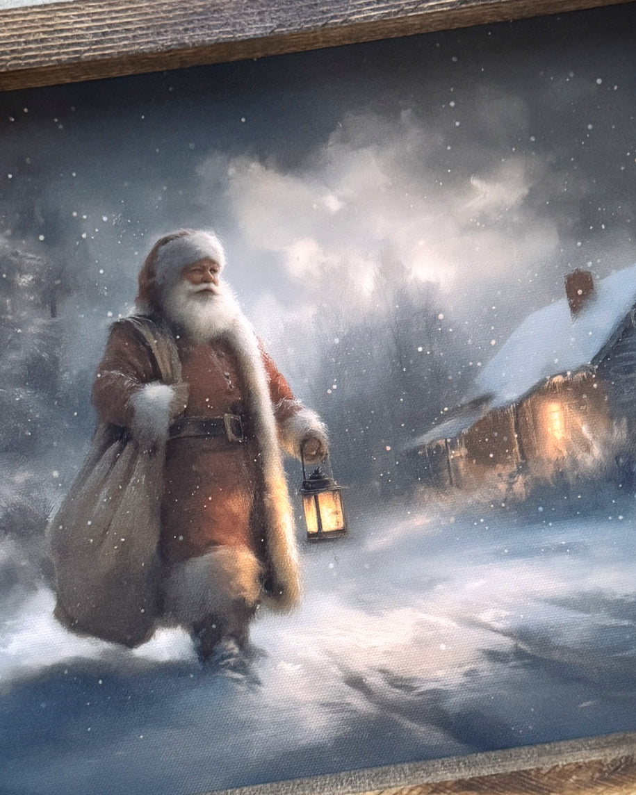 Lanternlit Avenue Canvas Print