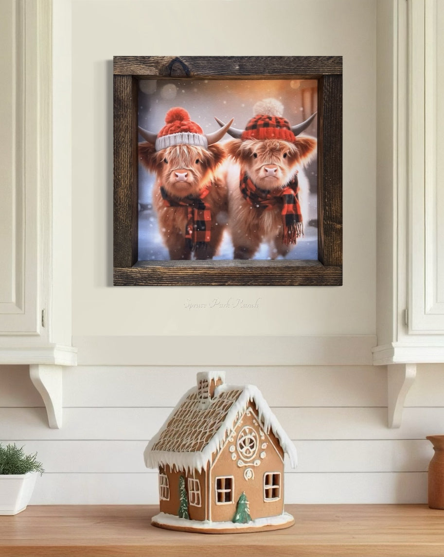 Highland Holiday Canvas Print