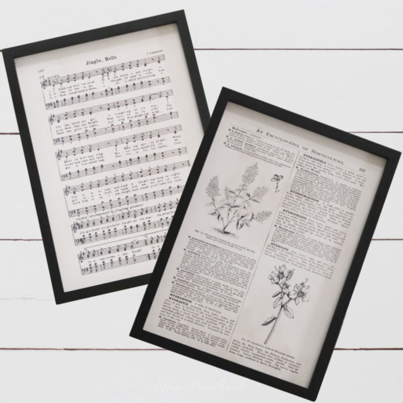 Reversible Jingle Bells and Flowers Wood Sign