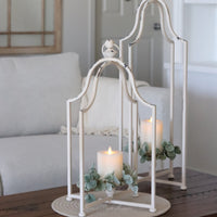 Distressed Metal Folding Lantern