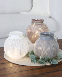 Lighted Glass Lantern