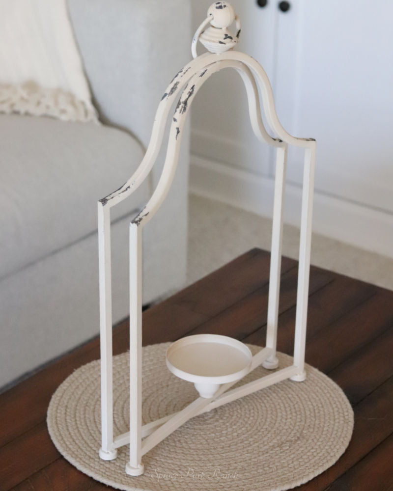 Distressed Metal Folding Lantern