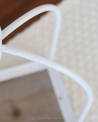 White Diagonal Framed Open Lantern