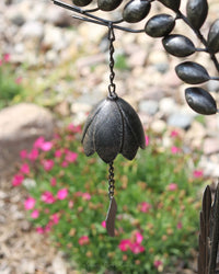 Leaf Garden Stake With Bell