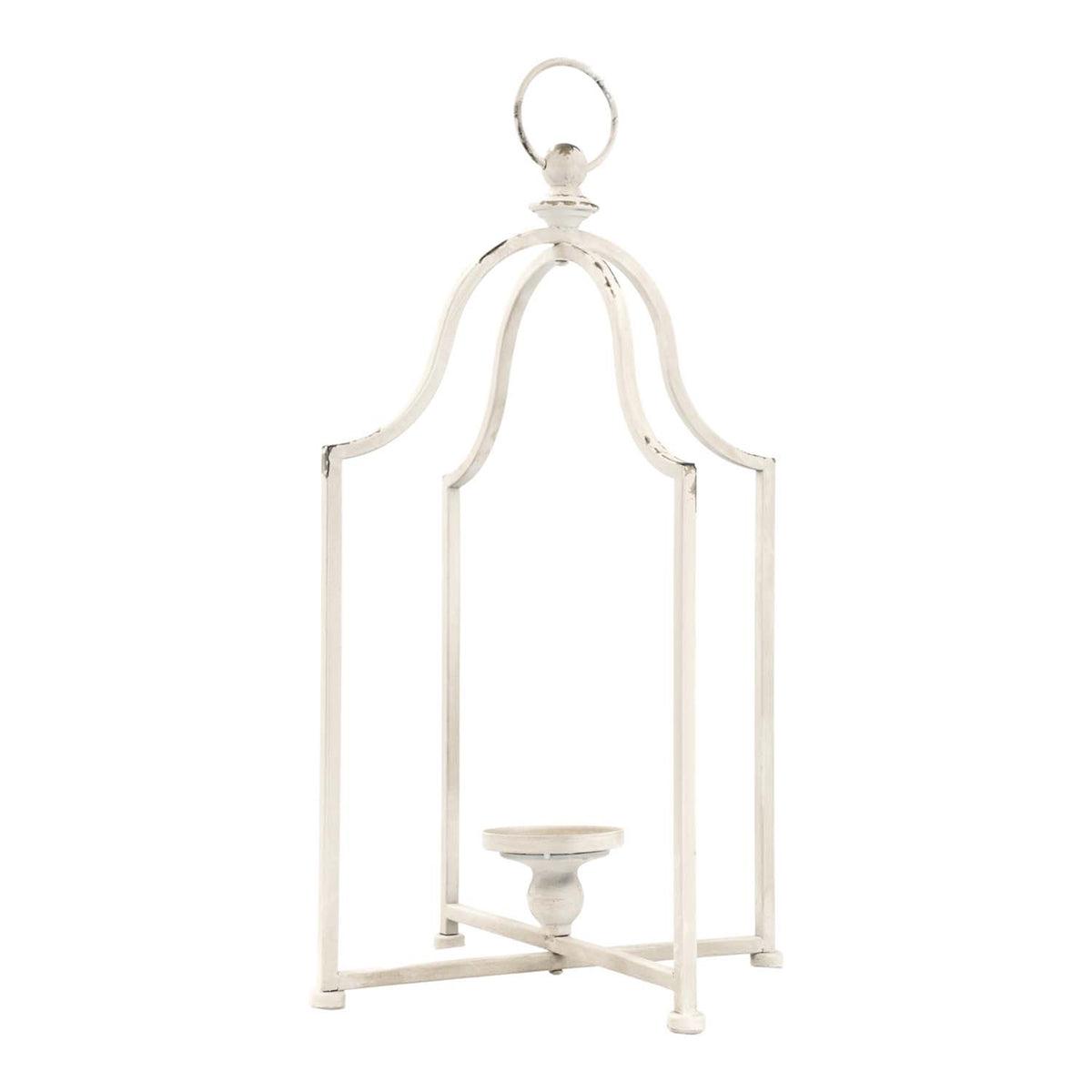 Distressed Metal Folding Lantern