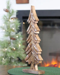 Dark Mango Wood Tree on Stand