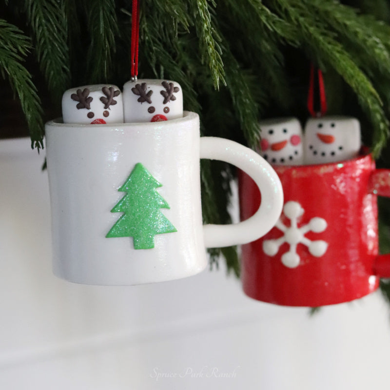 Marshmallows in Mug Ornament