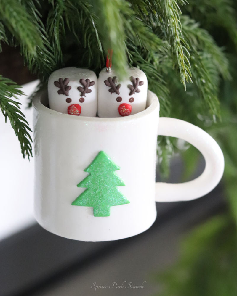 Marshmallows in Mug Ornament