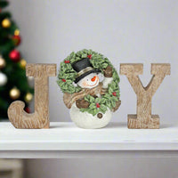 Snowman Joy Tabletop Decor