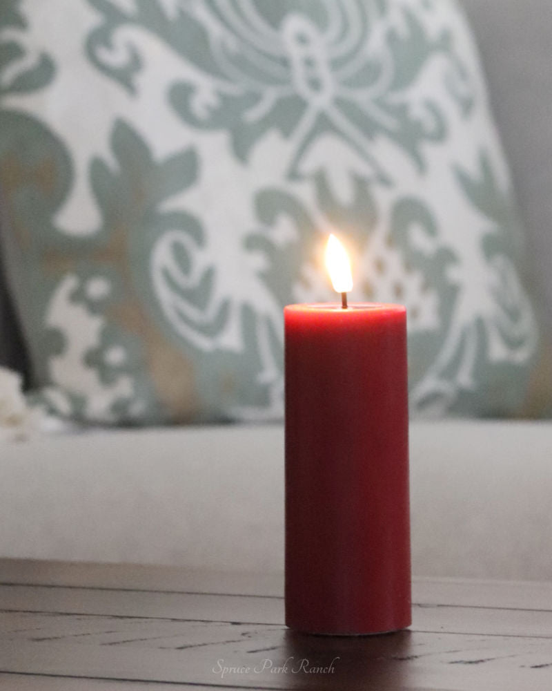 Deluxe Home Bordeaux LED Candles