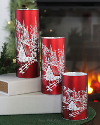 Red Mountain Cottage Holiday Cylinder