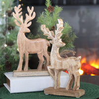 Rustic Wooden Reindeer