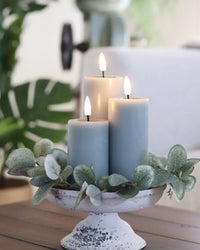 Deluxe Home Sage Green LED Candles