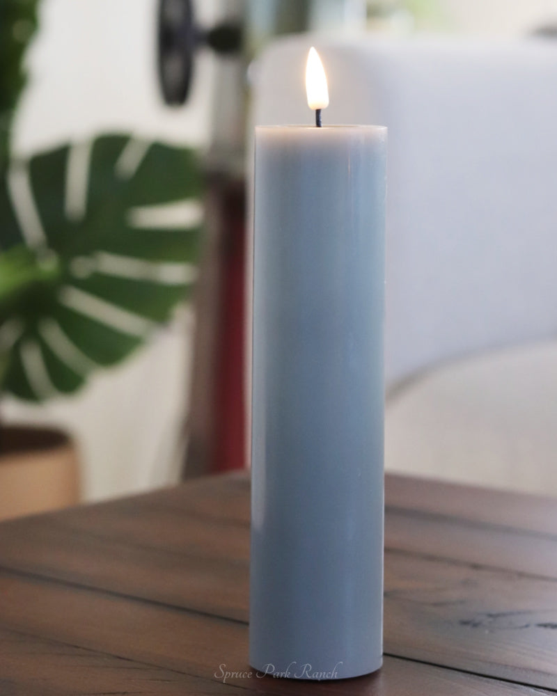 Deluxe Home Sage Green LED Candles