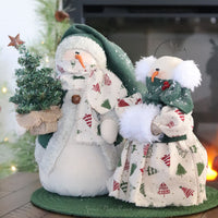 Cozy Snowman Couple Set of 2