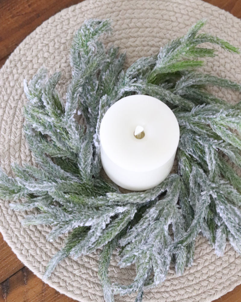 Snowy Norfolk Pine Collection Real Touch