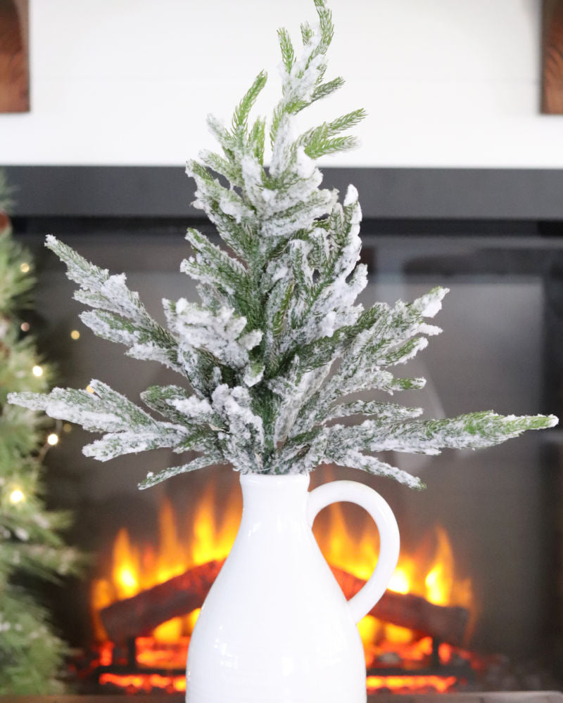Snowy Norfolk Pine Collection Real Touch