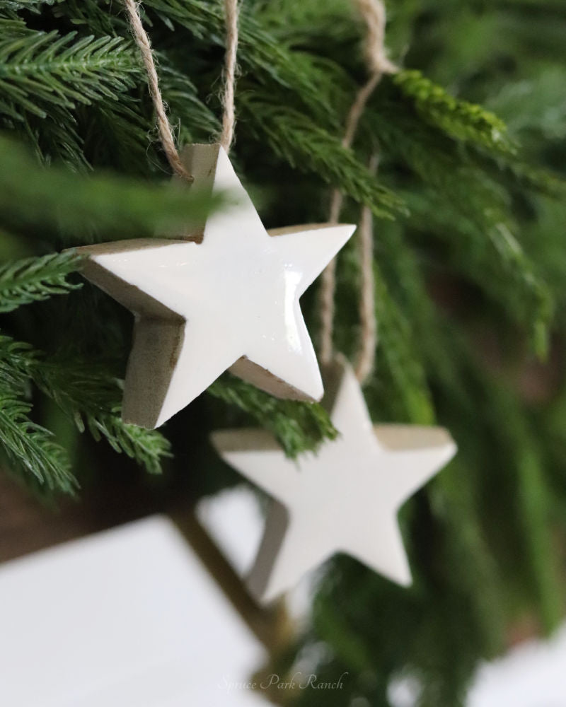 Wooden Star Ornament