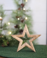 Mango Wood Star Cutout