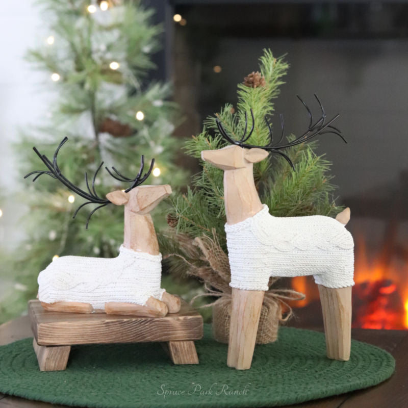 Winter Resin Sweater Deer