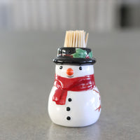 Snowman Toothpick Holder