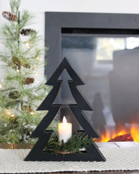 Black Wood Tree Cutout