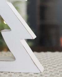 White Wood Tree Cutout