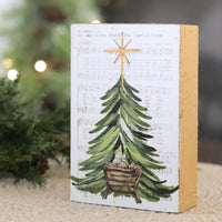 Tree and Manger Block