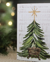 Tree and Manger Block