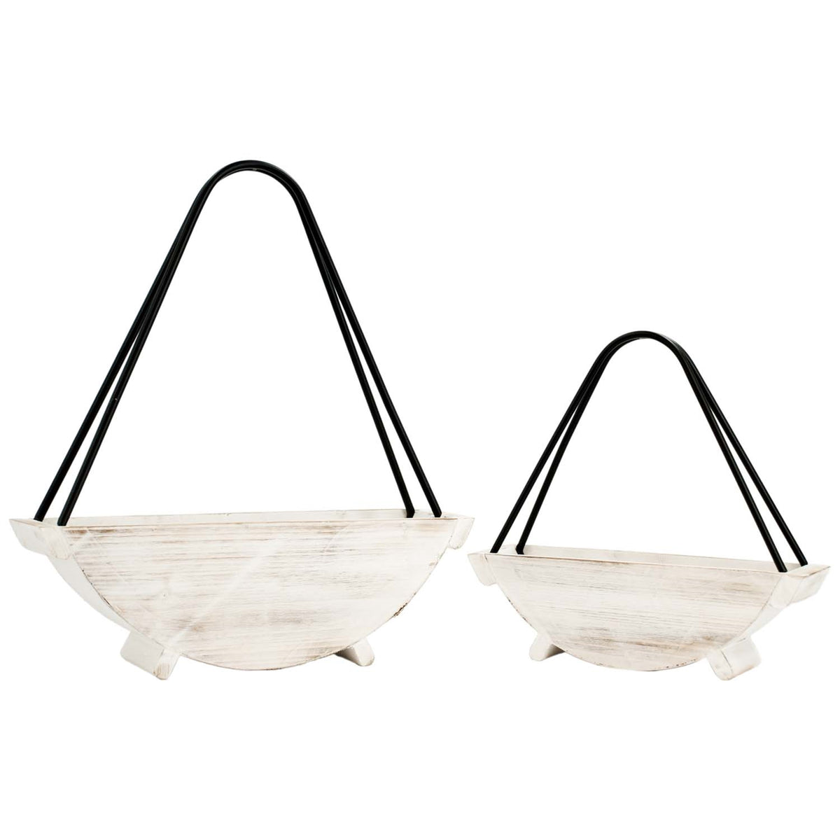 Metal and Wood A-Frame Lantern