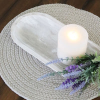 Whitewashed Wooden Tray