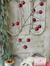 Sparkling Bauble Berry Spray 39"