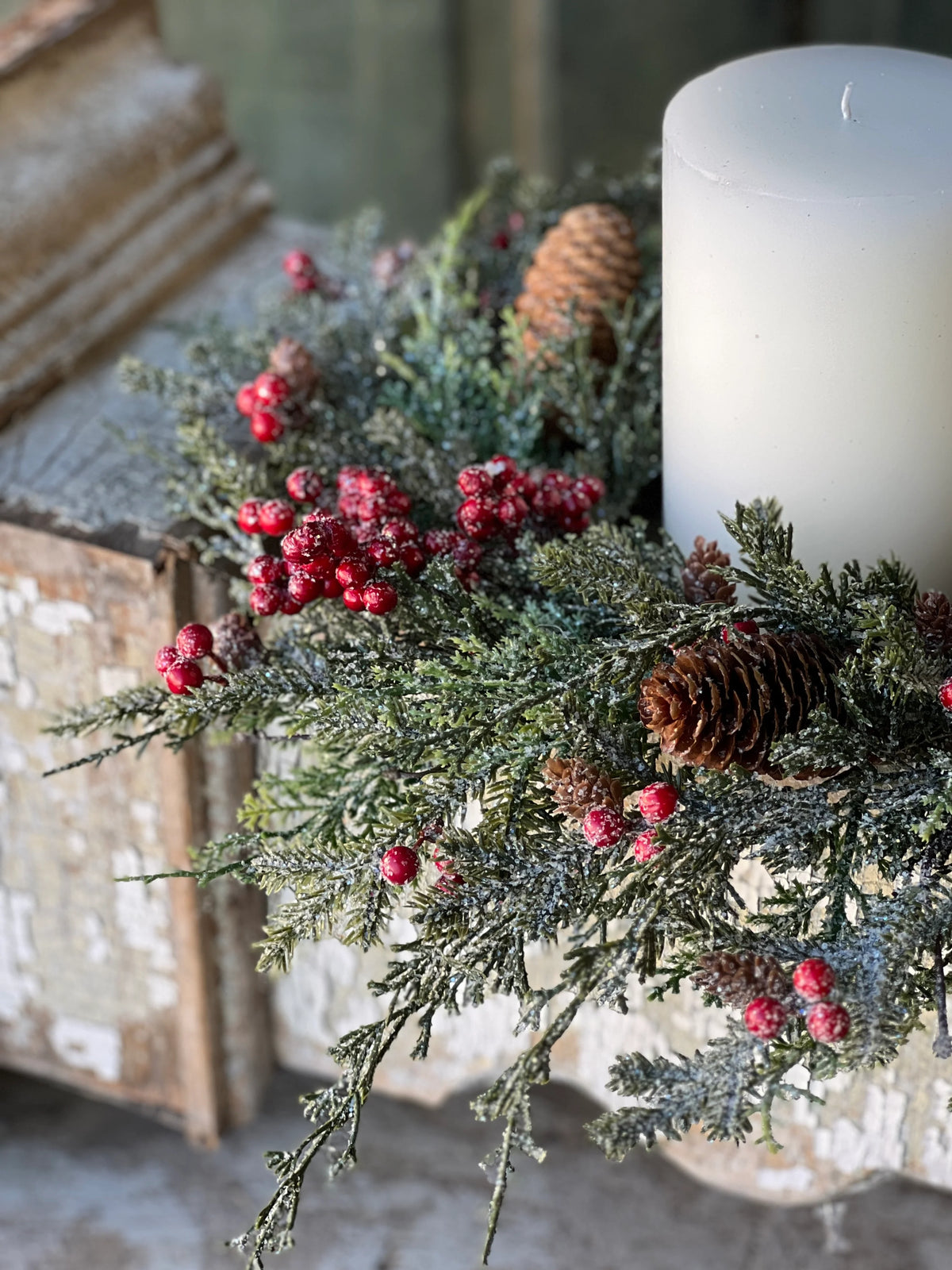 Divinity Berry Cedar Greenery Collection