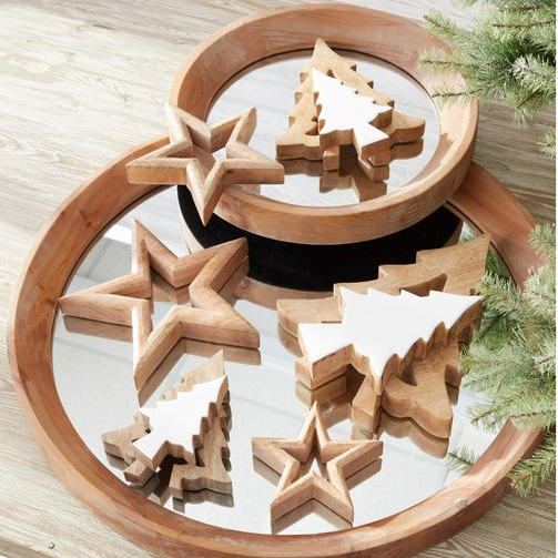Mango Wood Star Cutout