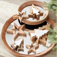 Mango Wood Star Cutout