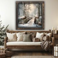 Frosted Passage Canvas Print