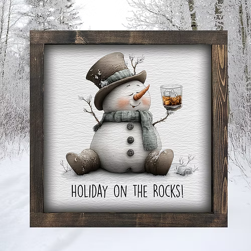 Holiday on the Rocks Canvas Print