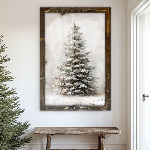 Silent Pine Canvas Print